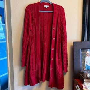 3 for $25- Denim & Company Sweater, Size XL